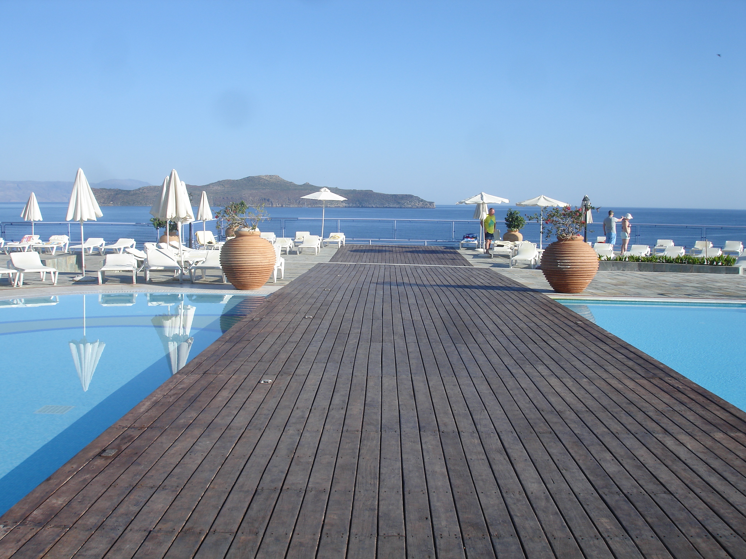 Swimming pool and view Panorama Hotel